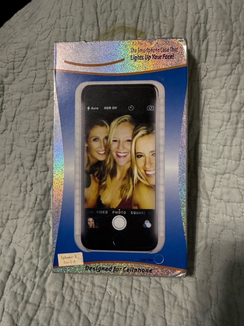 iPhone Selfie Light Case - Gold